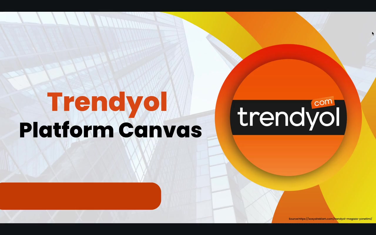 Trendyol Platform Business Model Canvas